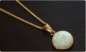 Dainty Opal Necklace