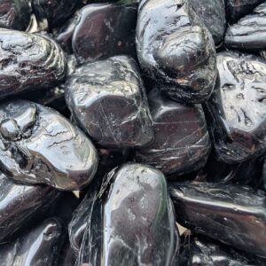 tumbled black tourmaline stones