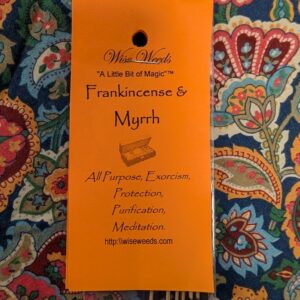 Frankincense & Myrrhprotection & exorcism