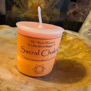 Sacral Chakra Votive Candle