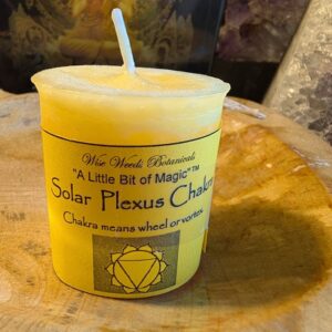 Solar Plexus Chakra Votive Candle
