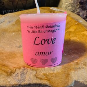 love votive candle